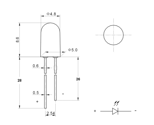 HKEL-504C-60-BL:高性能红外发射二极管,满足严苛环保与工业应用需求 HKEL-504C-60-BL:高性能红外发射二极管,满足严苛环保与工业应用需求